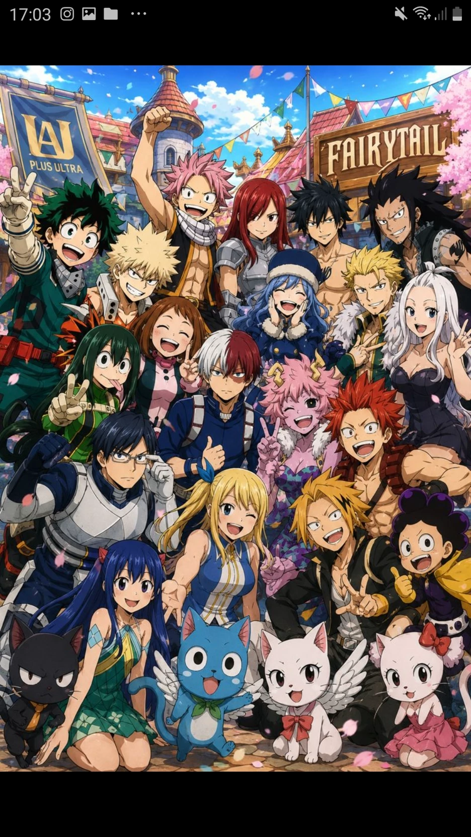 mha x fairy tail thumbnail