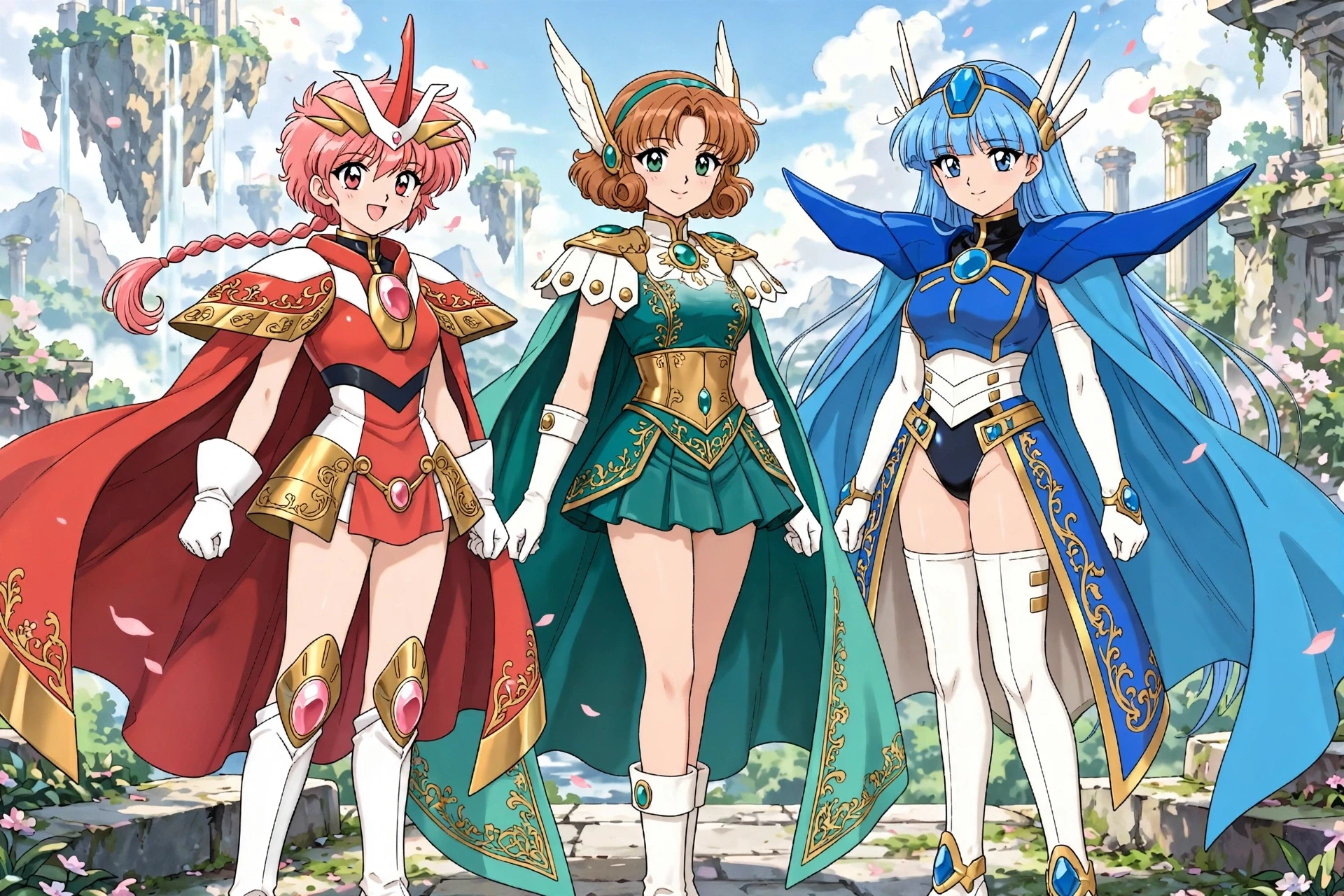 Hikaru, Fuu, and Umi the Magic Knights  thumbnail