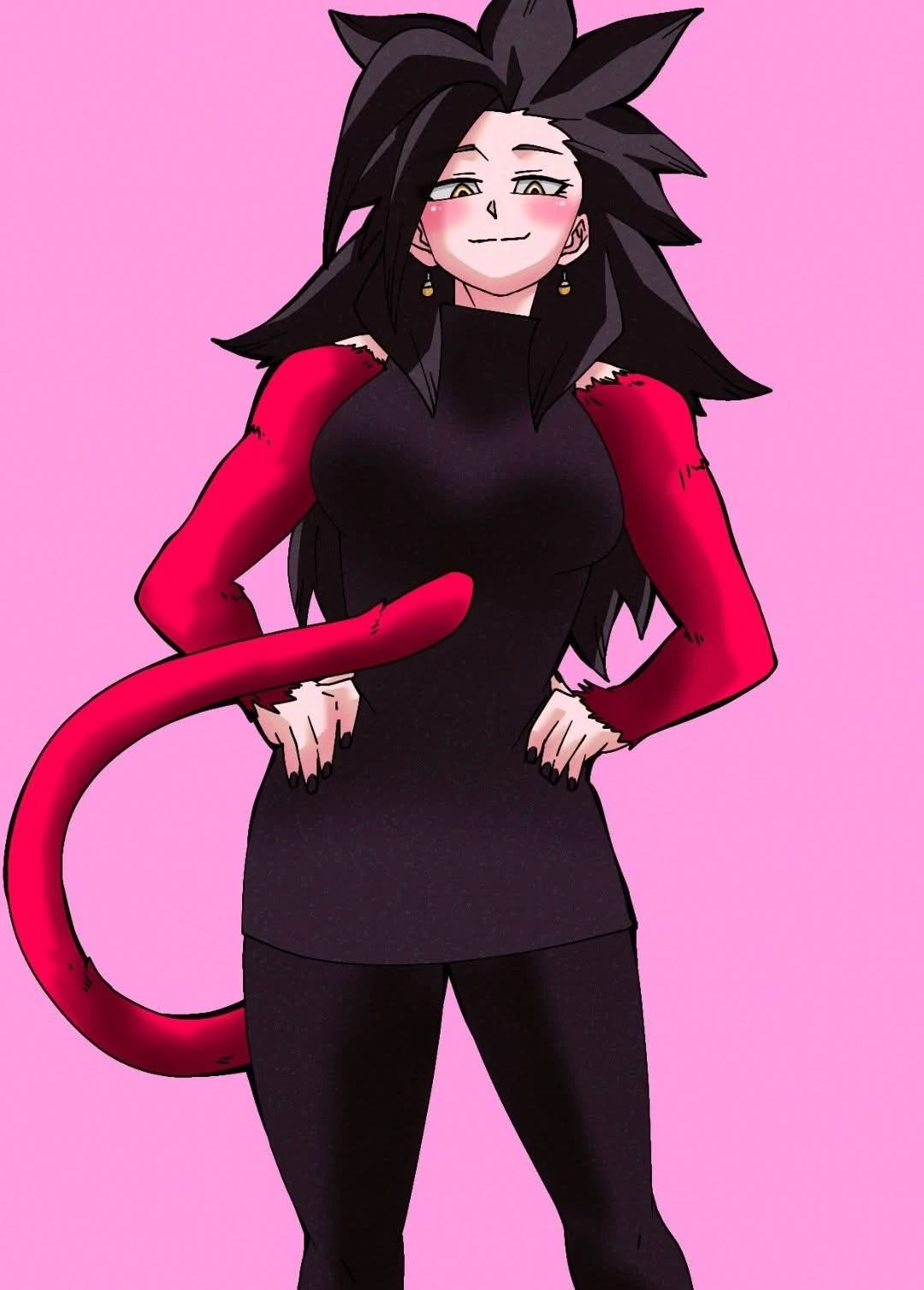 MHA pick me but Momo and you are Saiyans thumbnail