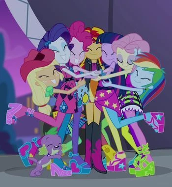 the rainbooms (Mlp equestria girls) thumbnail