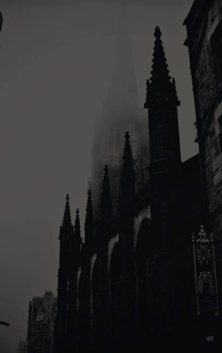 The darkness of a winter night thumbnail
