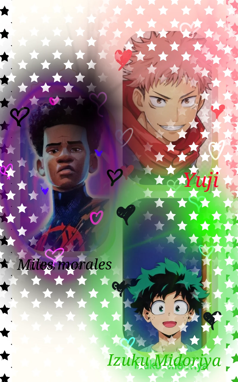 ~Miles Morales ~•Deku •°and Yuji °🖤💚🩷 thumbnail