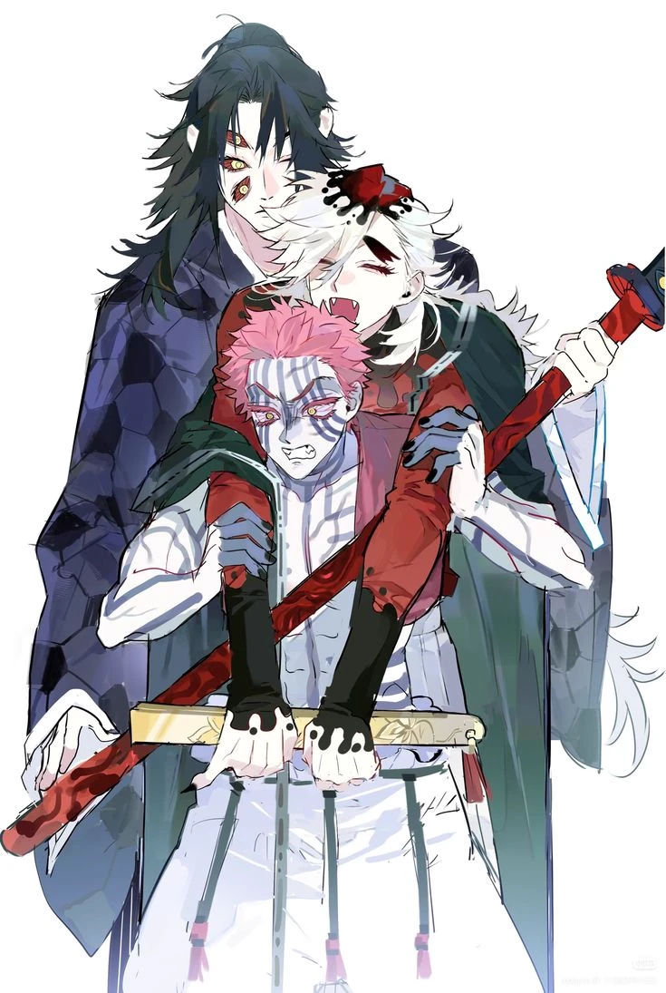 Kokushibo, Douma and Akaza thumbnail