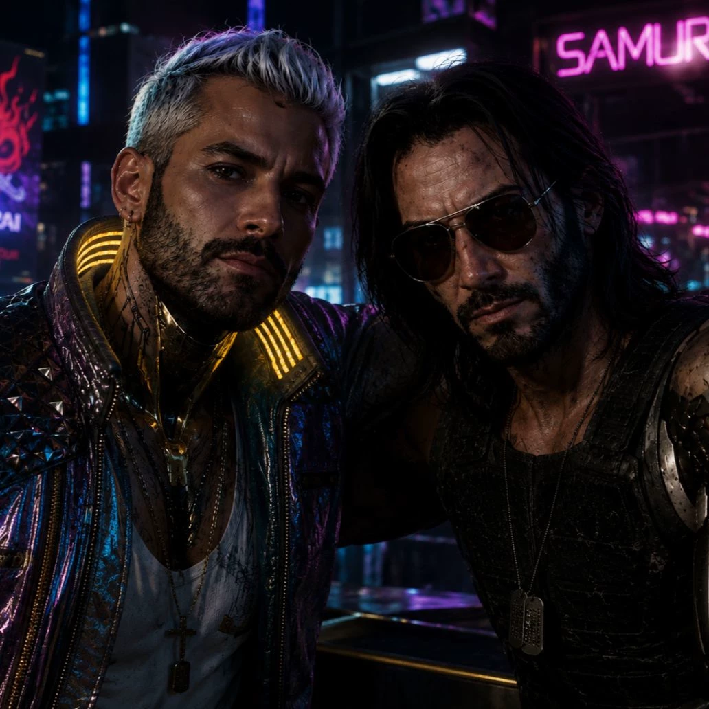 Kerry eurodyne y Jonny silver. \[ cyberpunk 2077\] thumbnail