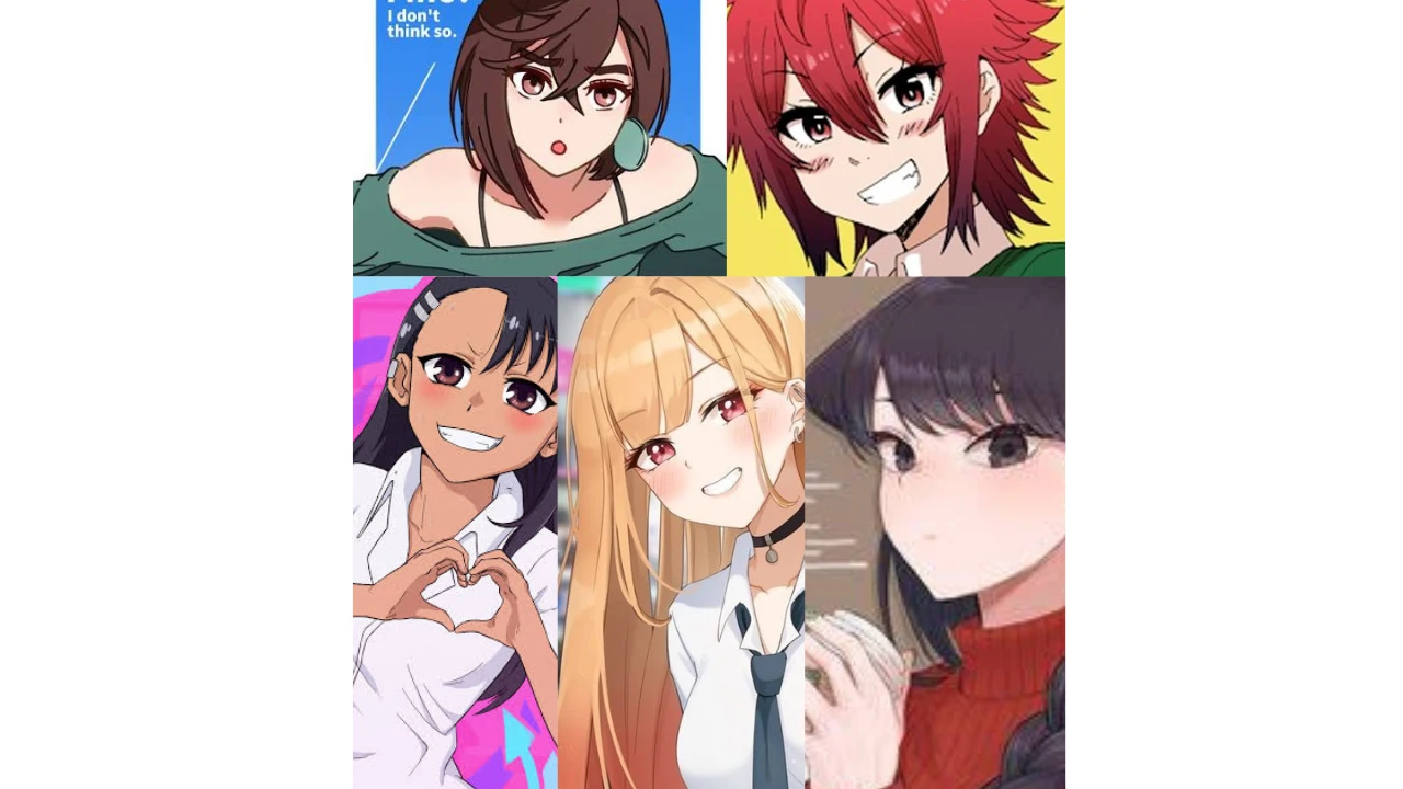 Marin Kitagawa, Hayase Nagatoro, Shouko Komi, Tomo Aizawa, and Momo Ayase thumbnail
