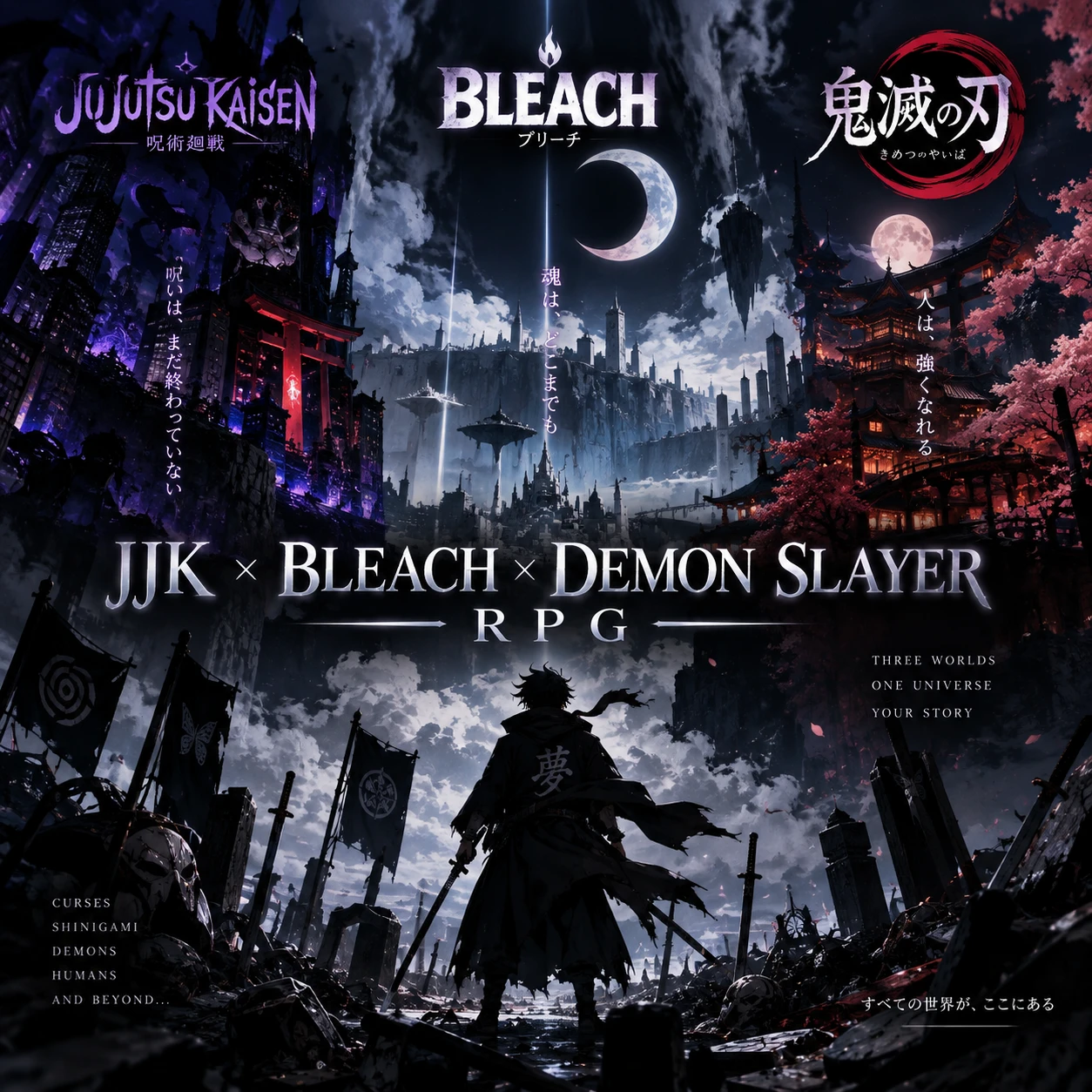 JJK × Bleach × Demon Slayer RPG thumbnail