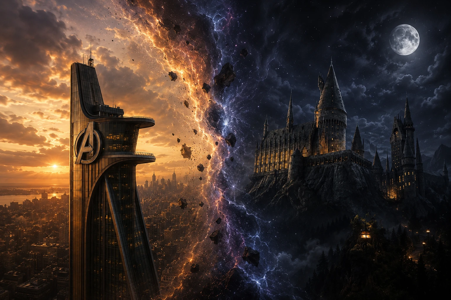 From the Hogwarts universe to the Avengers universe thumbnail