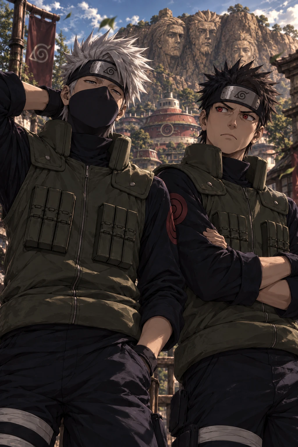 Kakashi Hatake and Obito Uchiha thumbnail