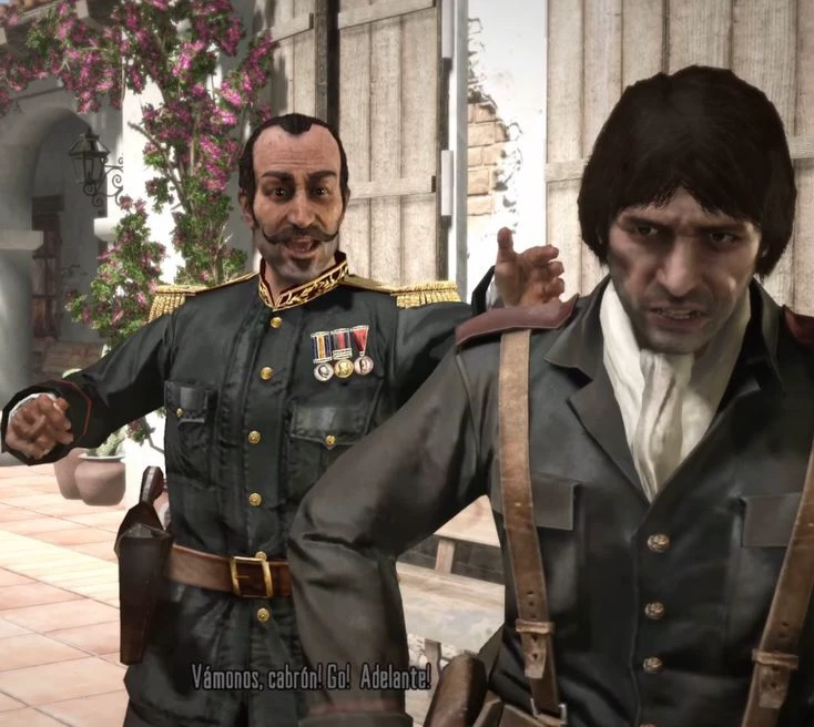 Captain Vincente de Santa and Colonel Agustín Allende thumbnail