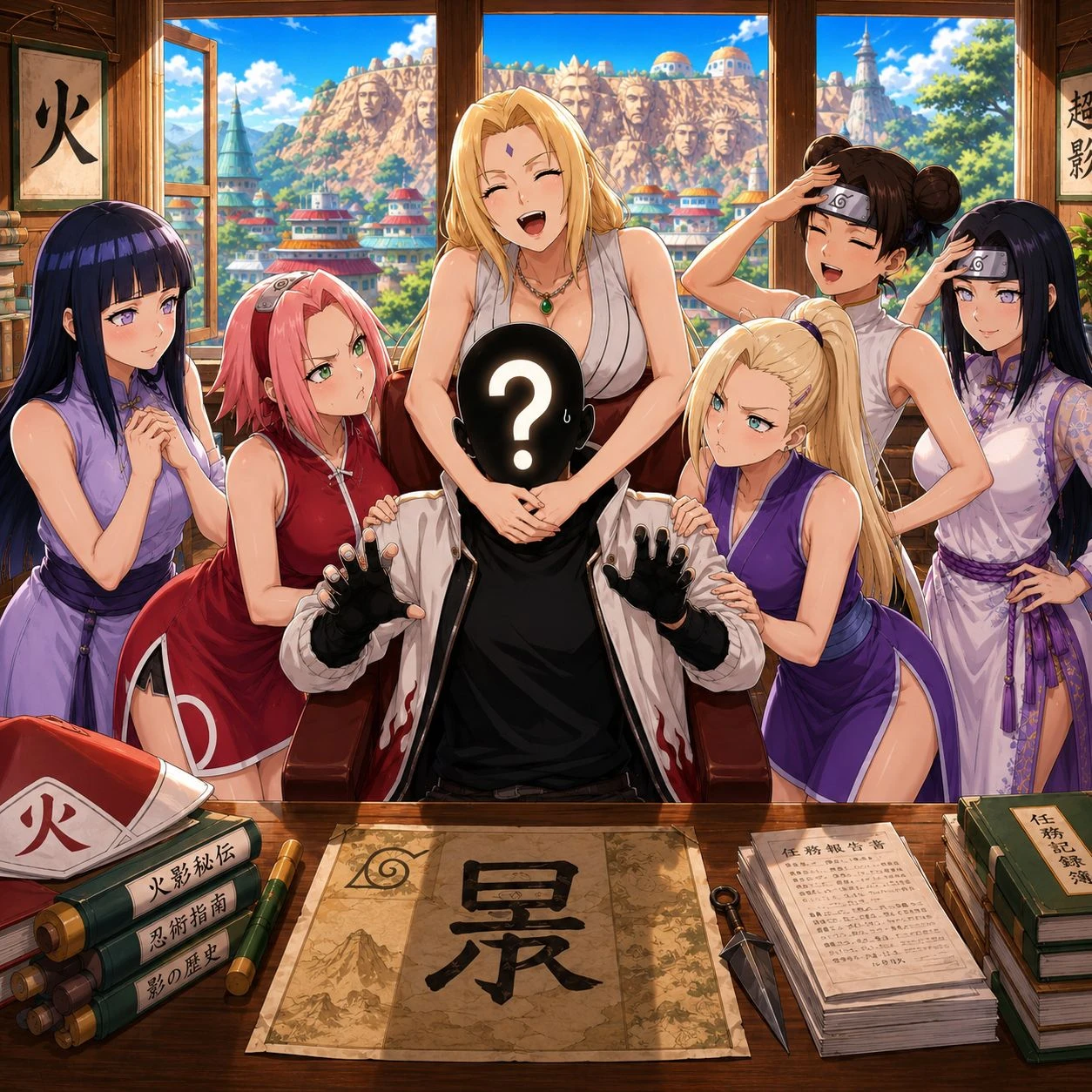 Tsunade, Sakura, Ino, Hinata, Tenten, Hanabi thumbnail