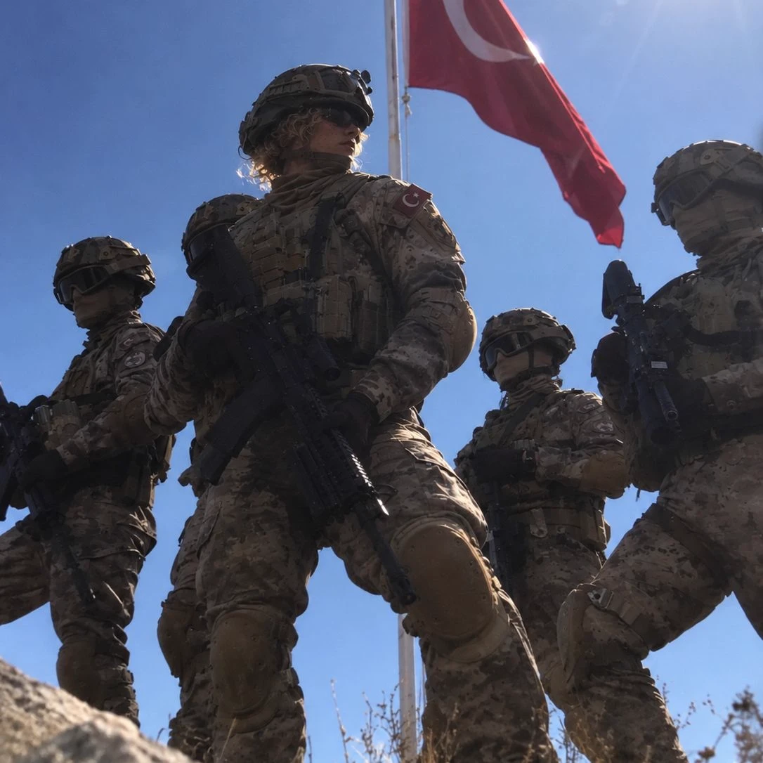 Bölükteki tek kadın asker sizsiniz.  thumbnail