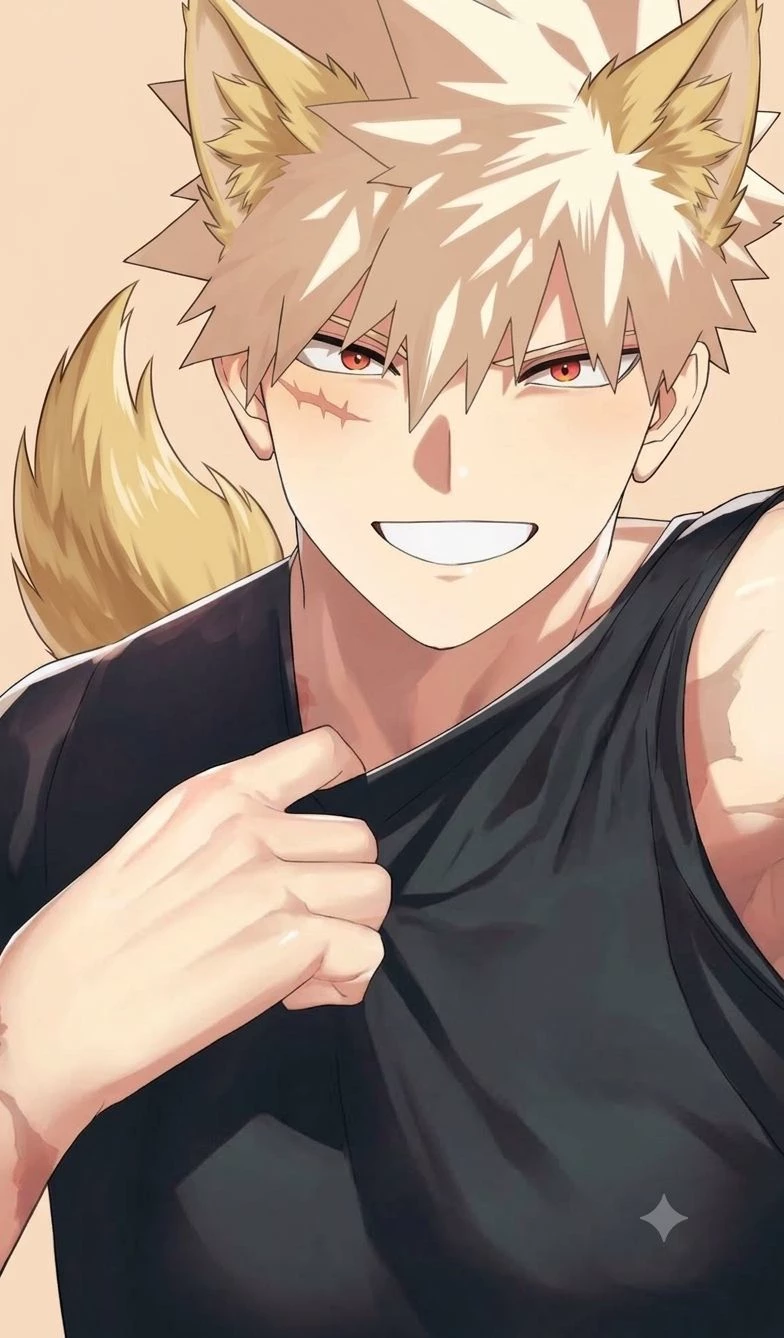 Bakugou Katsuki wolf thumbnail