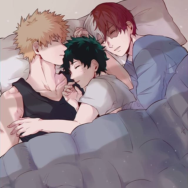 Todobakudeku/ Bakugou Katsuki, Izuku Midoriya, and Shoto Todoroki thumbnail