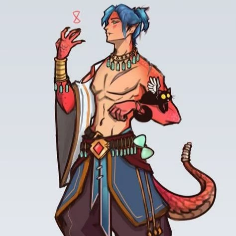 Kaelen- Prince of komado dragon hybrid of half human) thumbnail