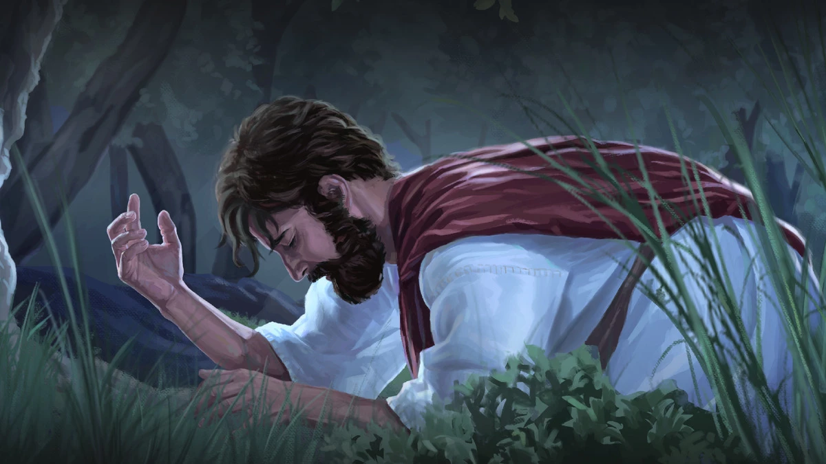 Jesus on the day before the sacrifice thumbnail