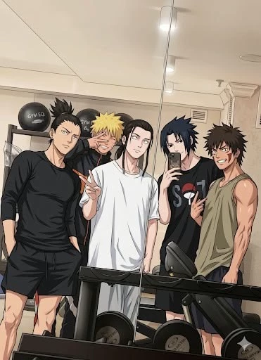 Neji, Naruto, Sasuke, Shikamaru, kiba thumbnail