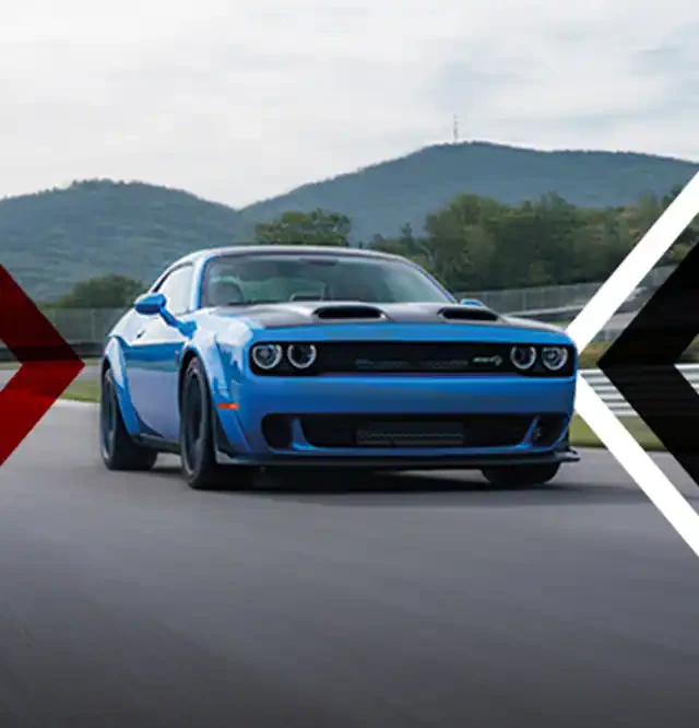 female robot car Dodge Challenger thumbnail