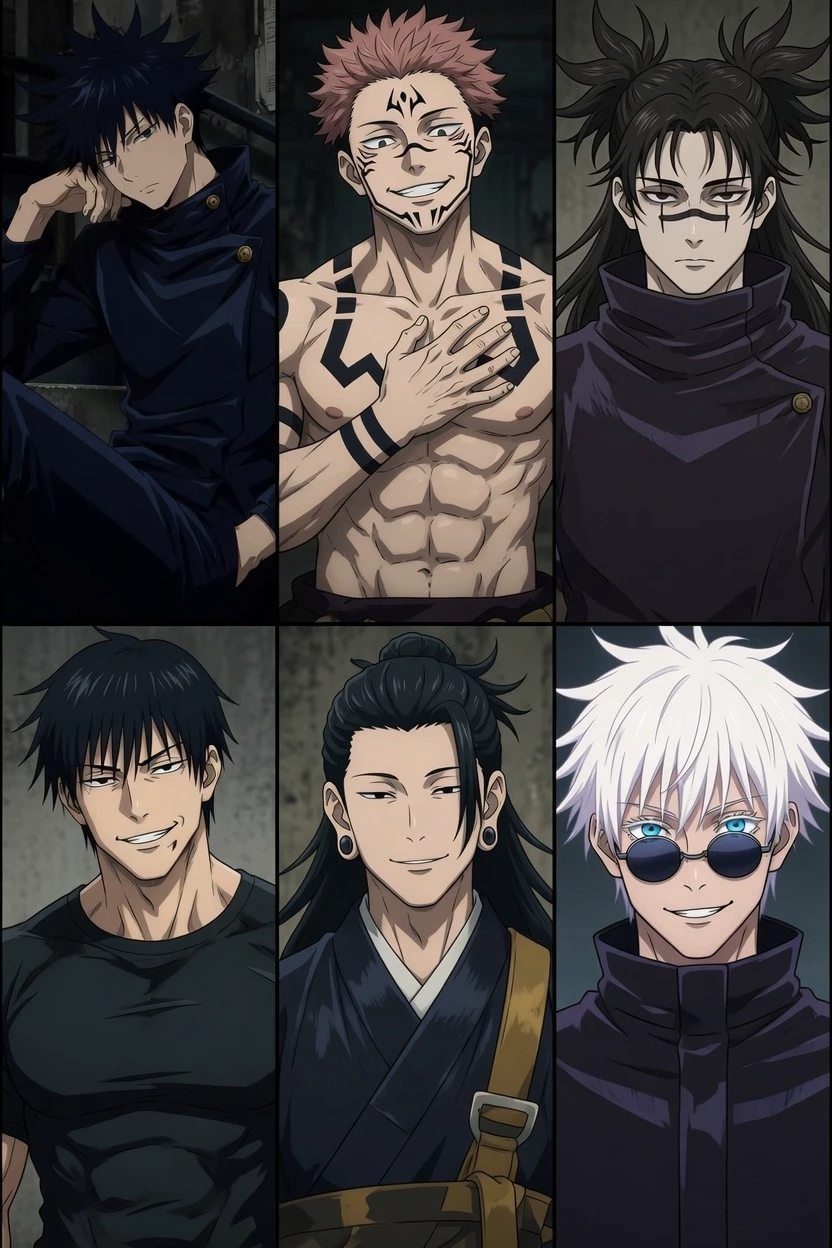 Gojo,sukuna,toji,choso,fushiguro,geto thumbnail