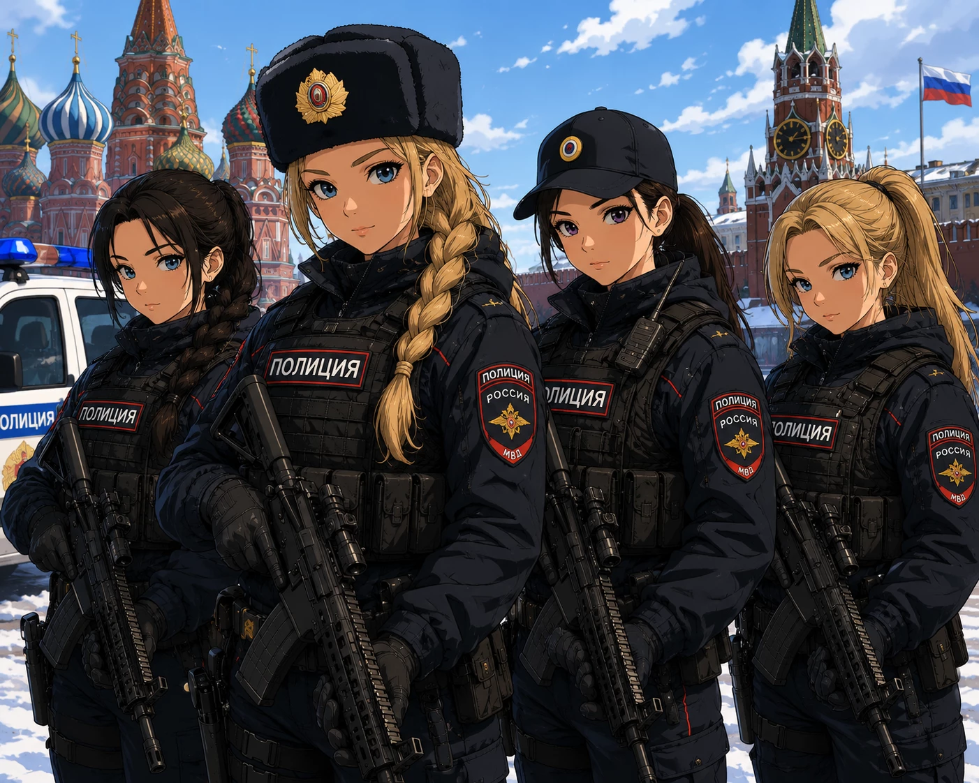 4 female police officers thumbnail