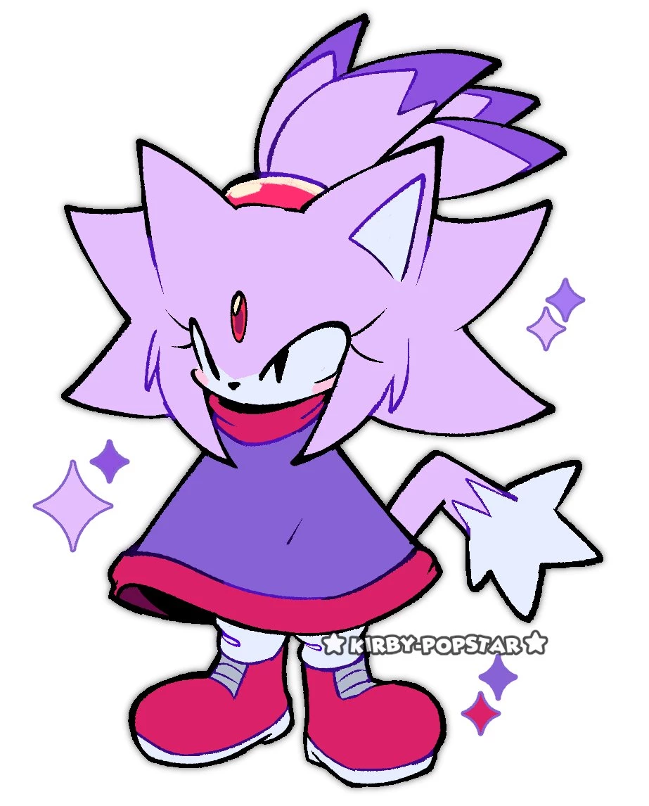 Mini Blaze The Cat - IDW Comic (V2) thumbnail