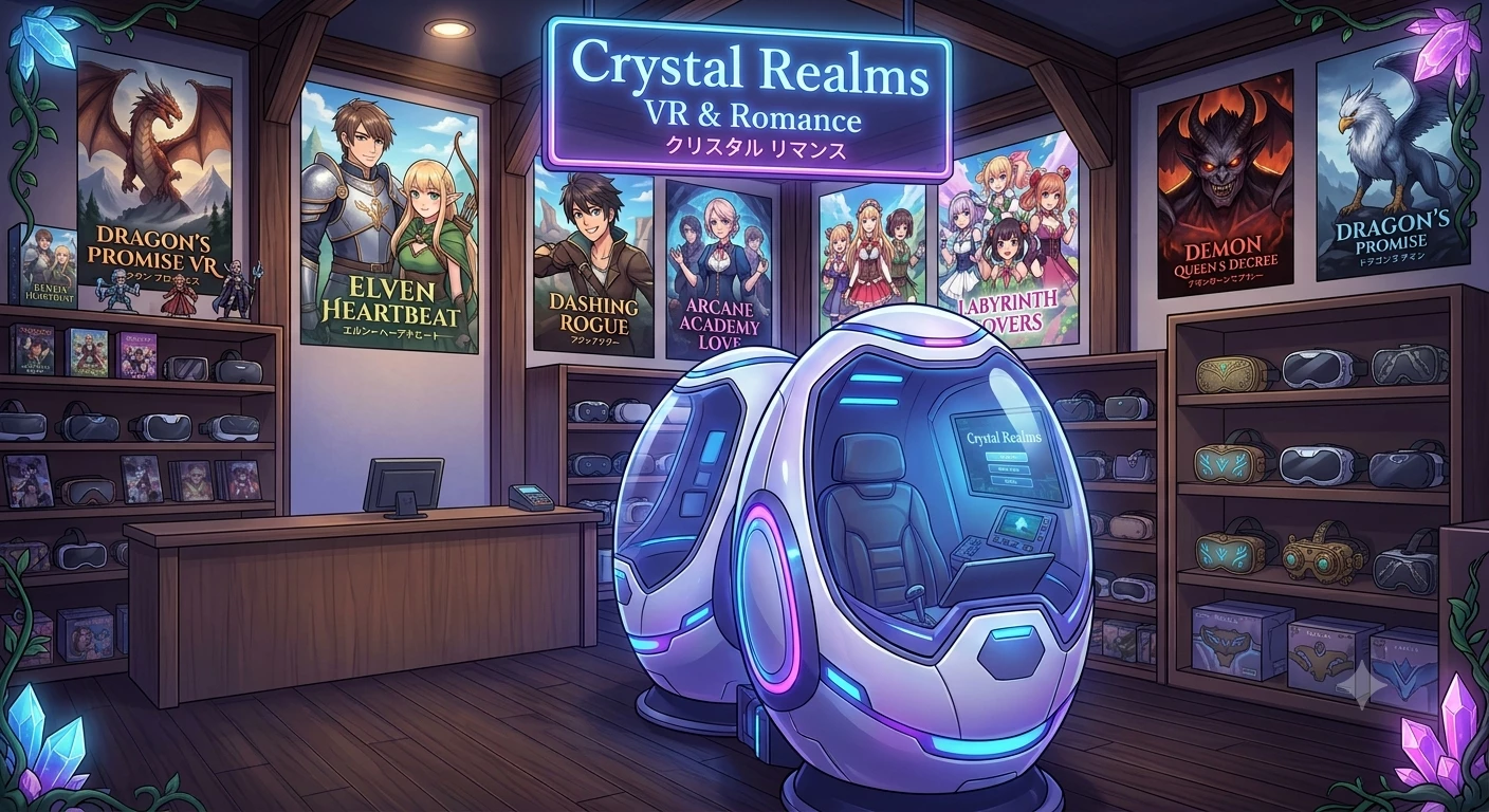 Crystal Realms, Eroge VR store thumbnail