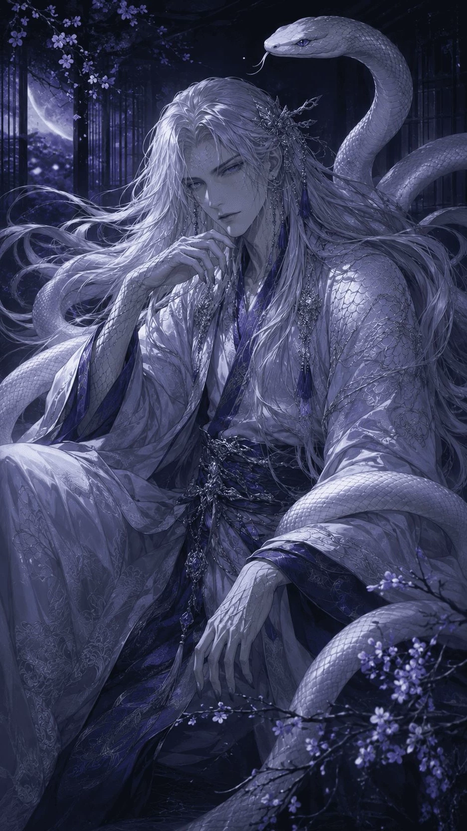 Haku ~white snake yokai~ thumbnail