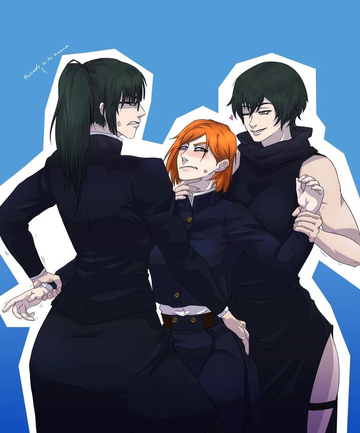 maki zenin, Mai zenin, nobara kugisaki three alphas at jujutsu high school (WlW) thumbnail