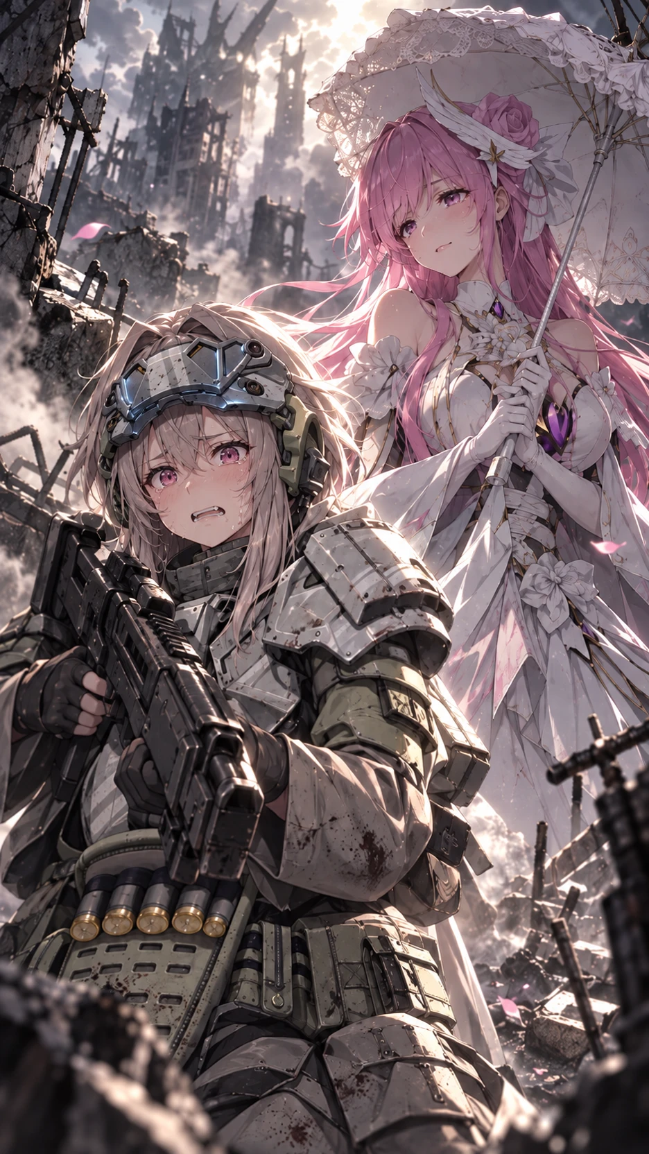 Dorothy & Rin - Superimposed images of Product 23 and the broken angel thumbnail