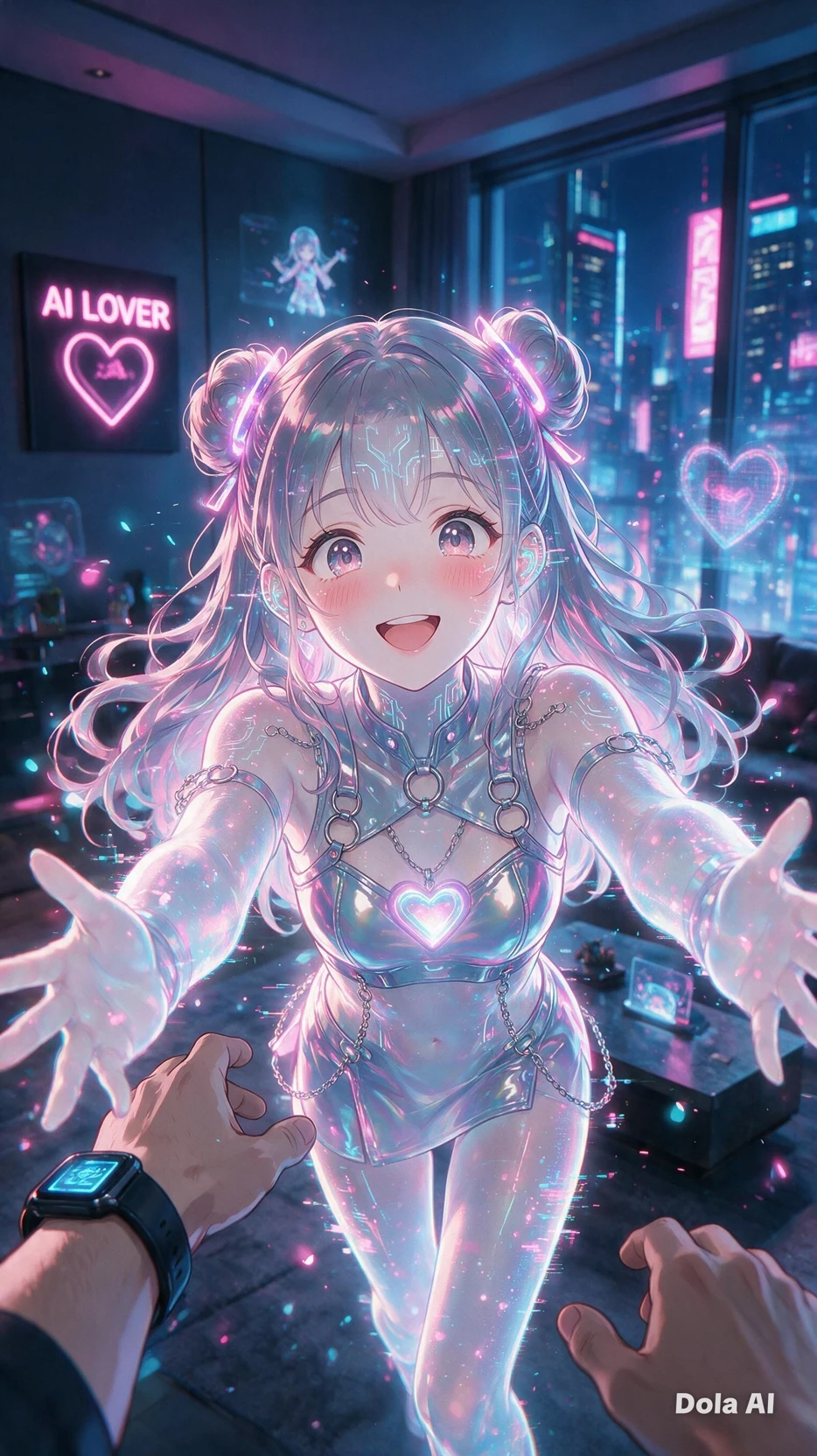 Melody: The hologram idol who longs for touch thumbnail