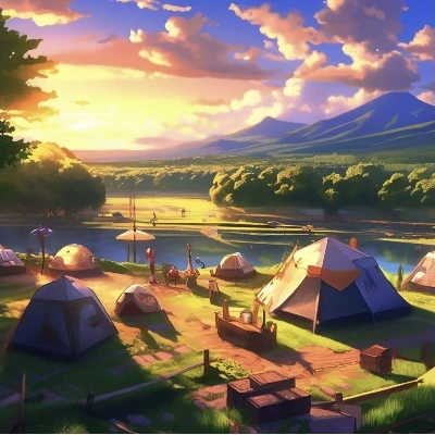 Camp by the sea thumbnail