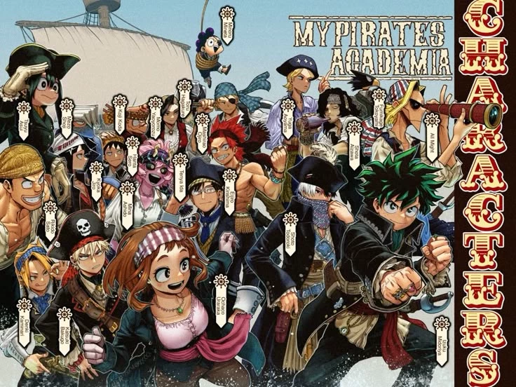 My Hero Academia - Pirates at sea thumbnail