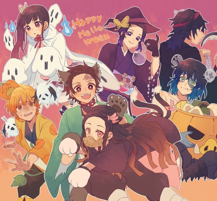 \|\|\|Kimetsu Academy Celebrates Halloween\|\| thumbnail