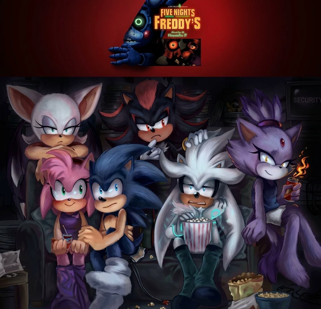 Sonic and friends X FNAF 2 thumbnail