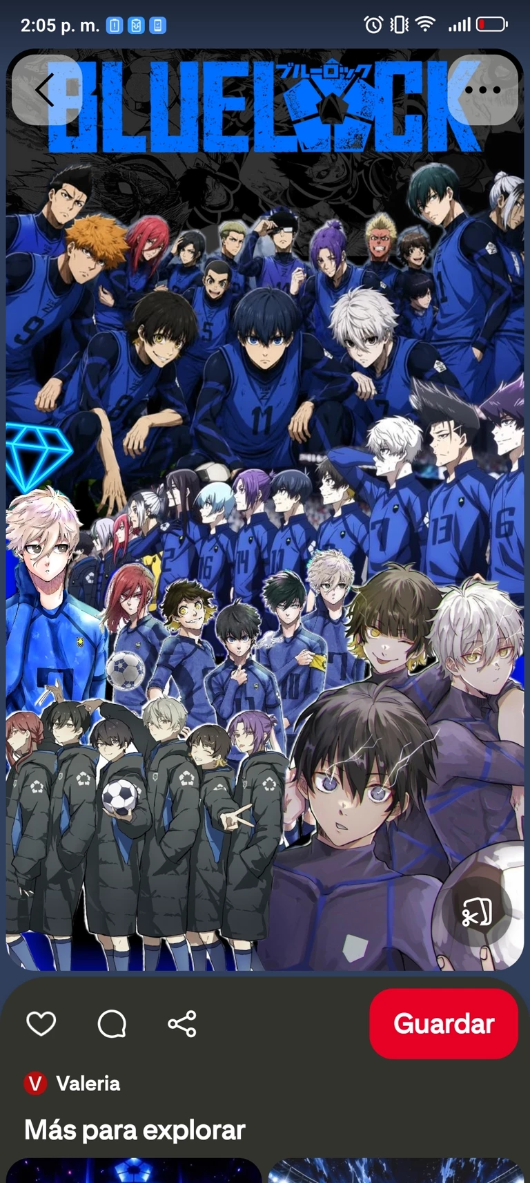 Blue lock thumbnail