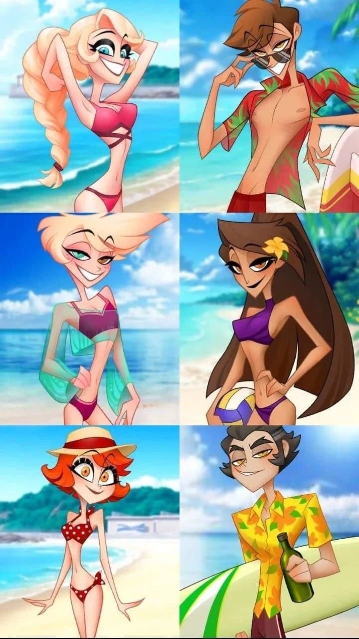 Hazbin Hotel on the beach! thumbnail