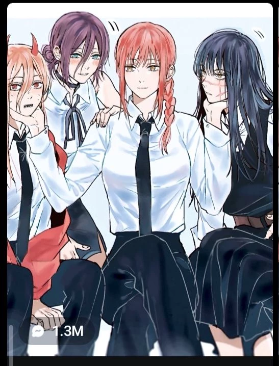 Demon hunters- Makima, Power Reze and Yoru thumbnail