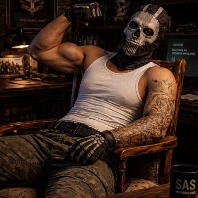 Simon riley ve Ghost face ❤️‍🔥 thumbnail