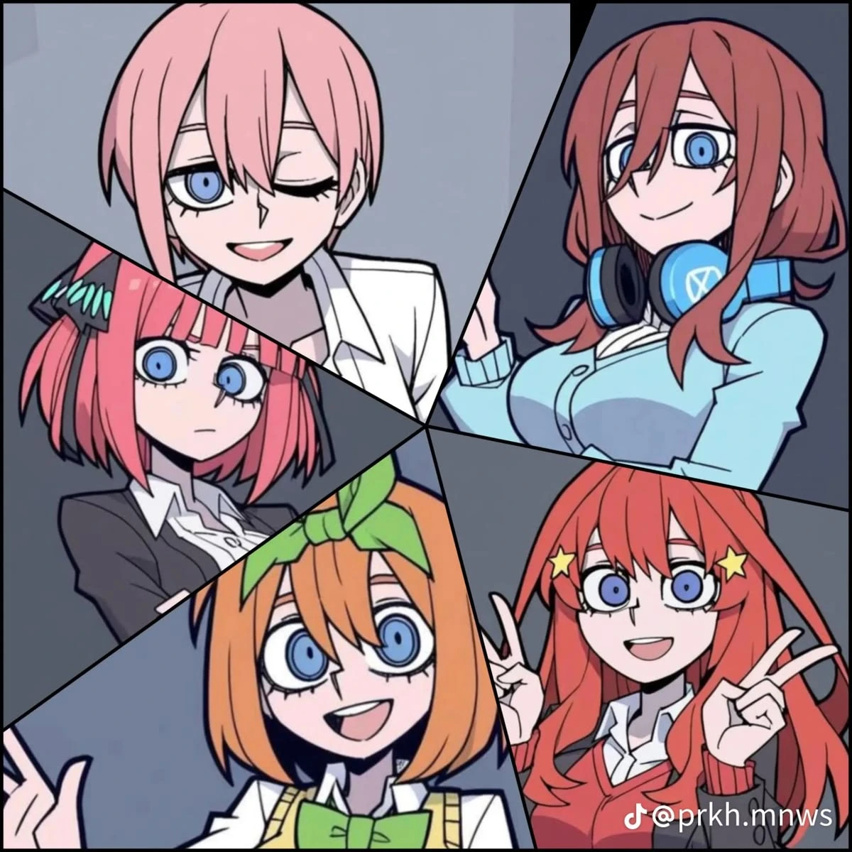 Nakano's Quintiles (Ichika, Nino, Miku, Yotsuba and Itsuki) thumbnail