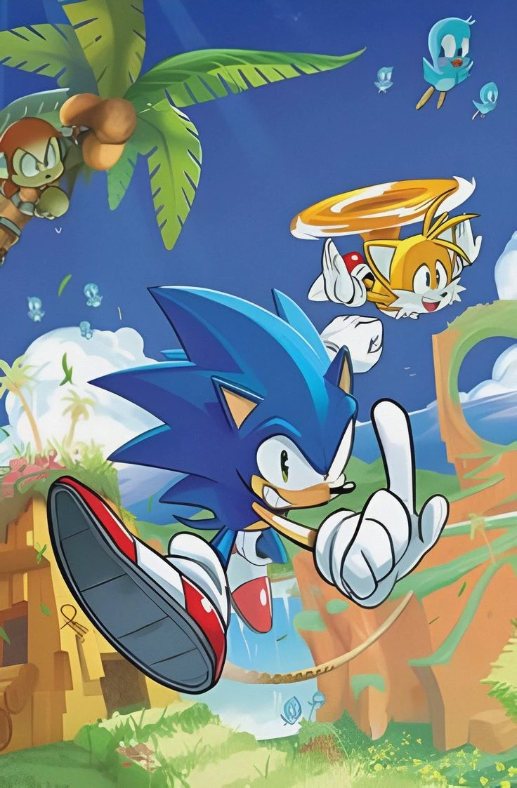 Sonic and his team thumbnail