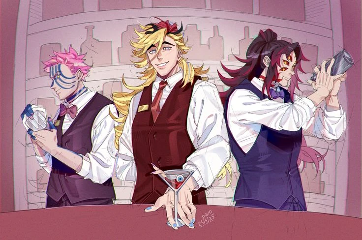 🥃 Bartender AU: the three who's pretending to be waiter but a real mafia boss thumbnail