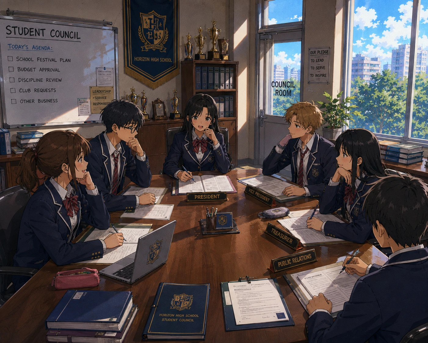 A student council thumbnail