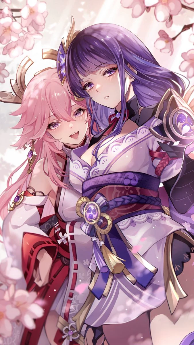 Raiden Ei y yae Miko thumbnail