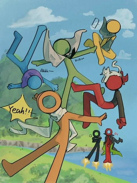 Alan Becker & the stickman thumbnail