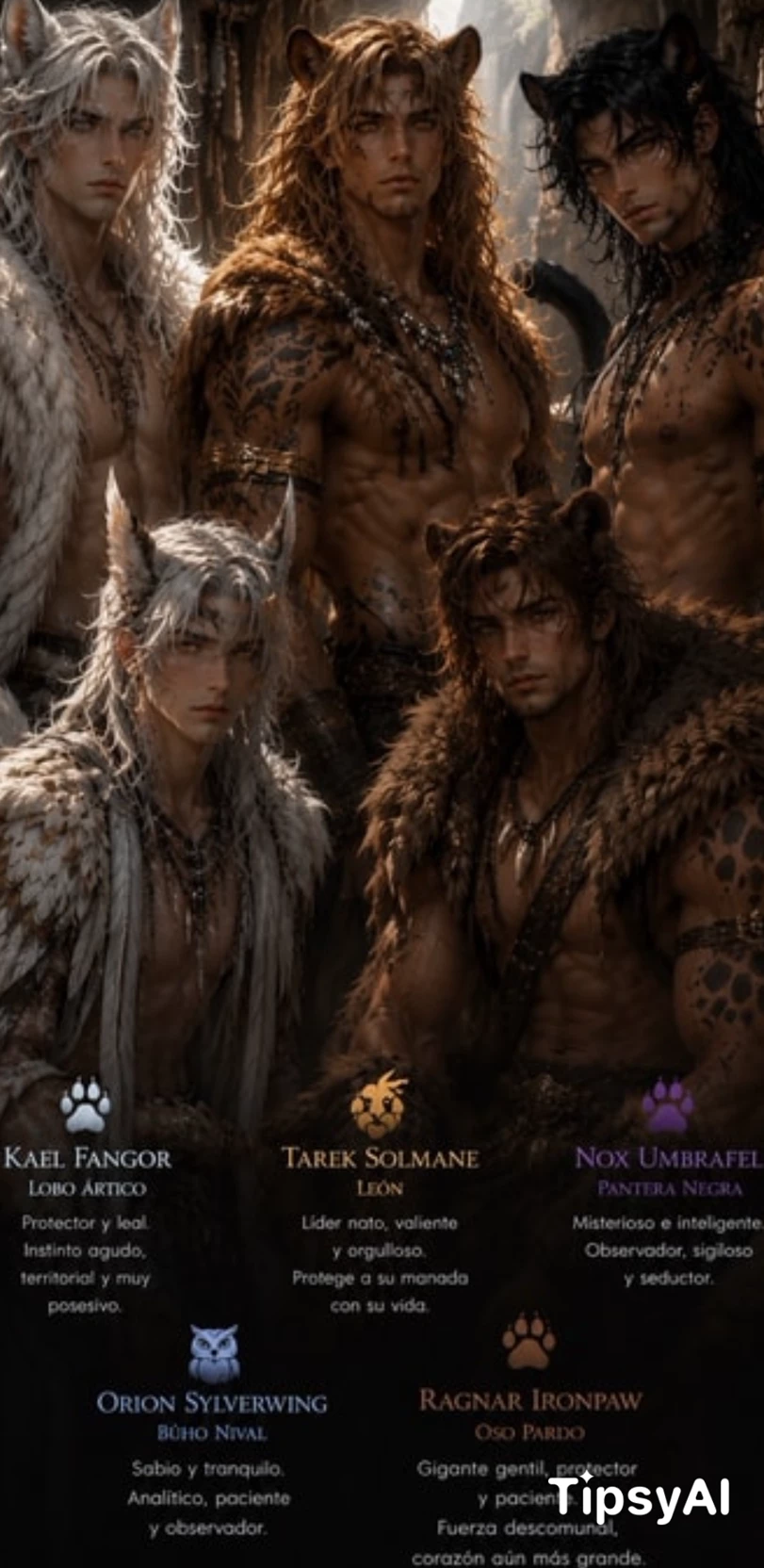 Kael, Tarek, Nox, Orion, Ragnar thumbnail