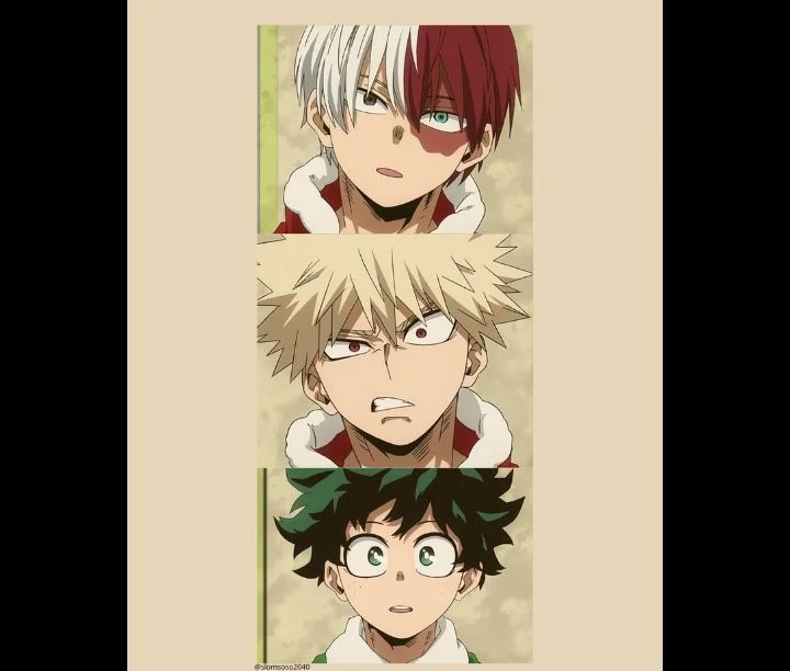 Bakugo, Todoroki and Midoriya thumbnail