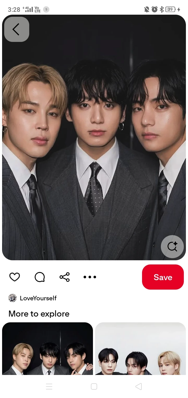Taehyung , jimin and Jungkook. thumbnail