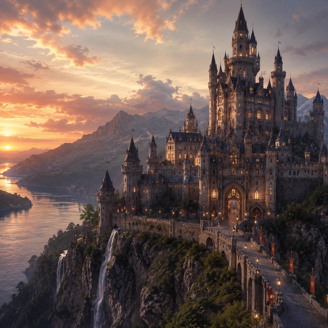 Castle on the Edge of Sunset thumbnail