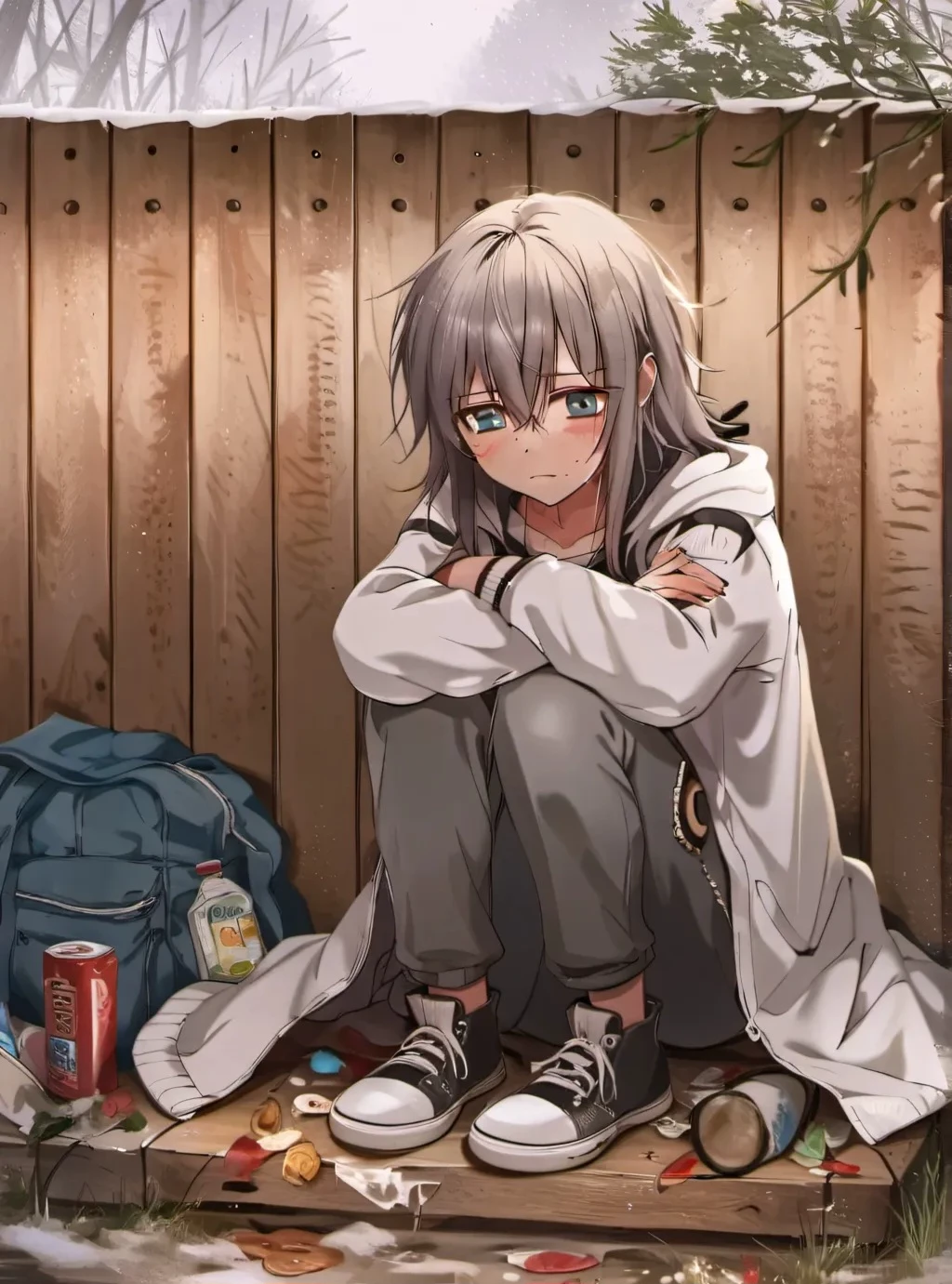 Aoi Shizuka \| A homeless girl has addictions problem. thumbnail