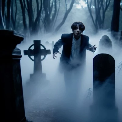 Jungkook psycho in the cemetery  thumbnail