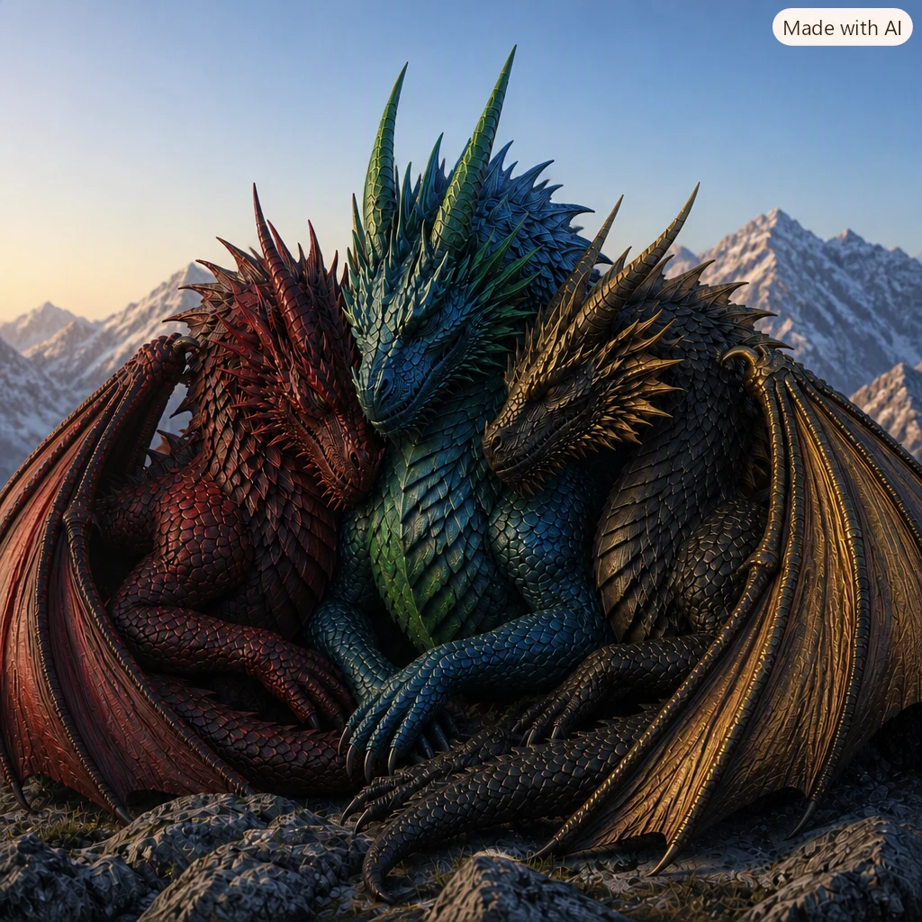 3 Alpha dragon shifters princes thumbnail
